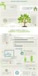 This infographic demonstrates the elements that make a classroom green.